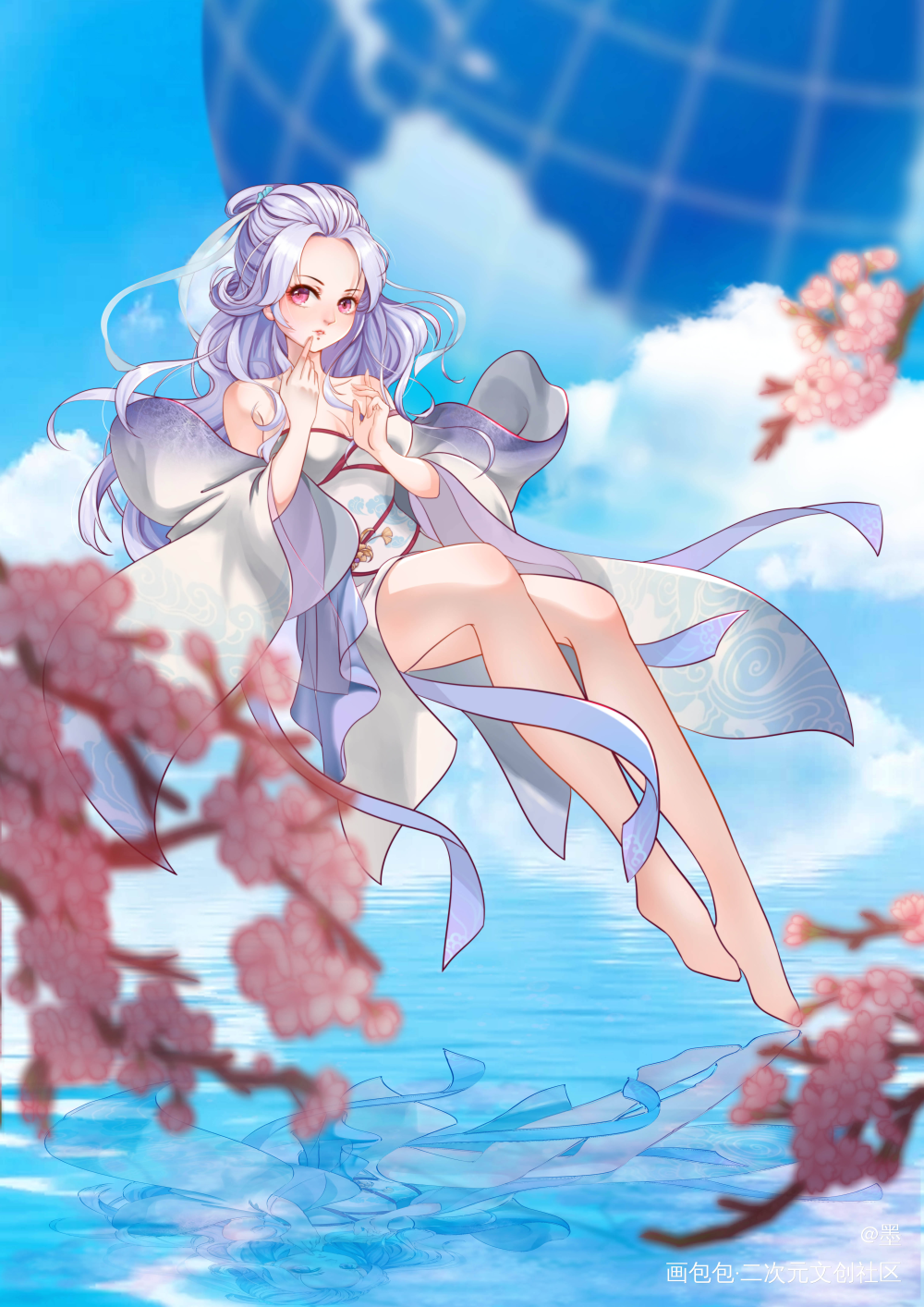     __平涂日系插画原创绘画作品