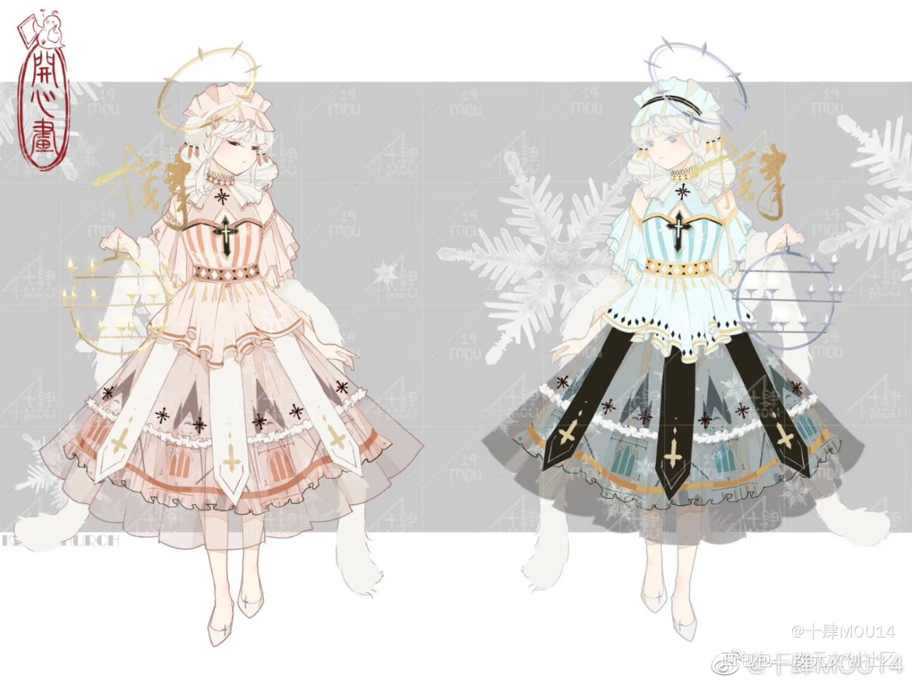 人设_教堂蜡烛我要上首推少女原创绘画作品