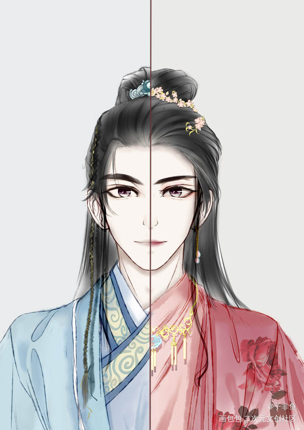 戴景耀_沈恕古风古风插画大周小冰人绘画作品