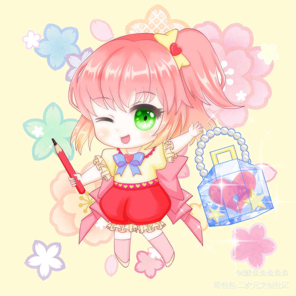 画包包人设形象_画包包画包包包包Q版插画周边设计原创绘画作品