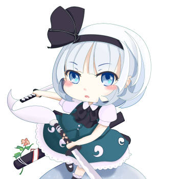 魂魄妖梦q_东方project魂魄妖梦q版求点评头像绘画作品