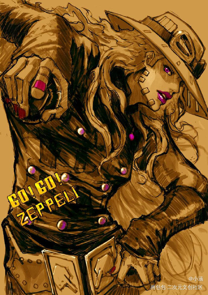 ZEPPELI_JOJO的奇妙冒险草稿头像插画绘画作品