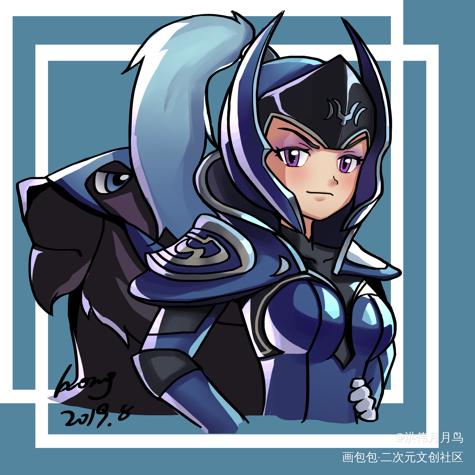 dota2全英雄头像_平涂奇幻头像dota2绘画作品