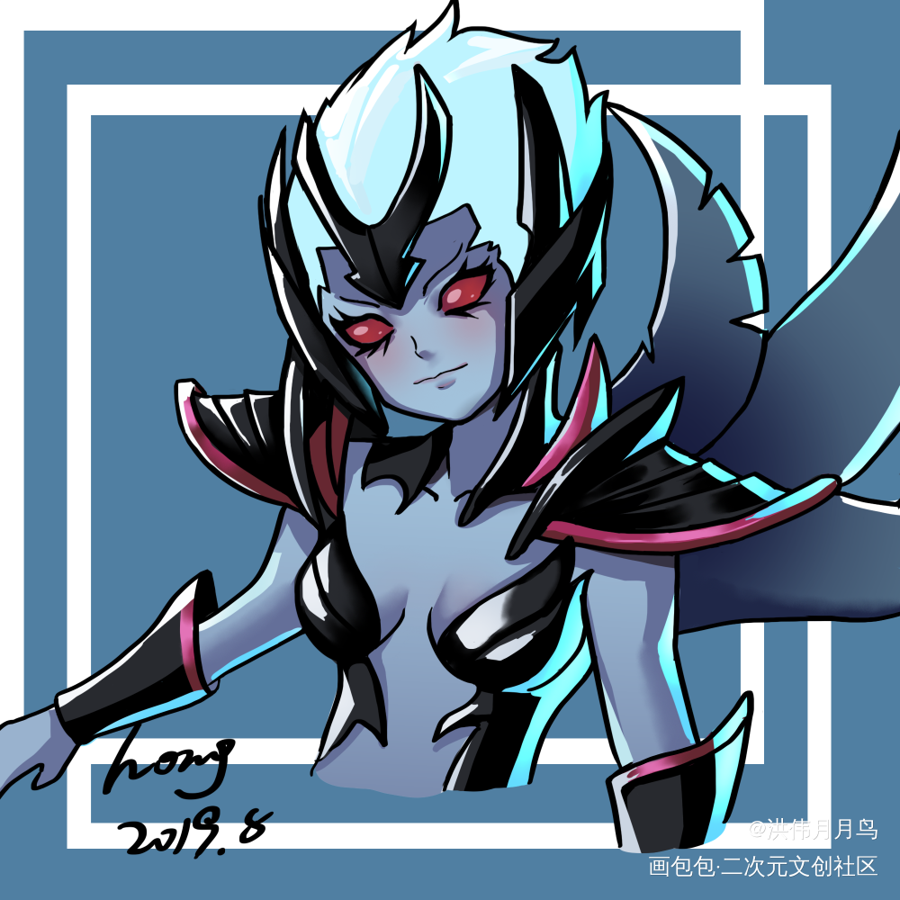 dota2全英雄头像_平涂奇幻头像dota2绘画作品
