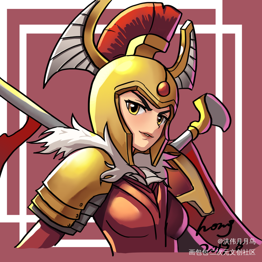 dota2全英雄头像_平涂奇幻头像dota2绘画作品