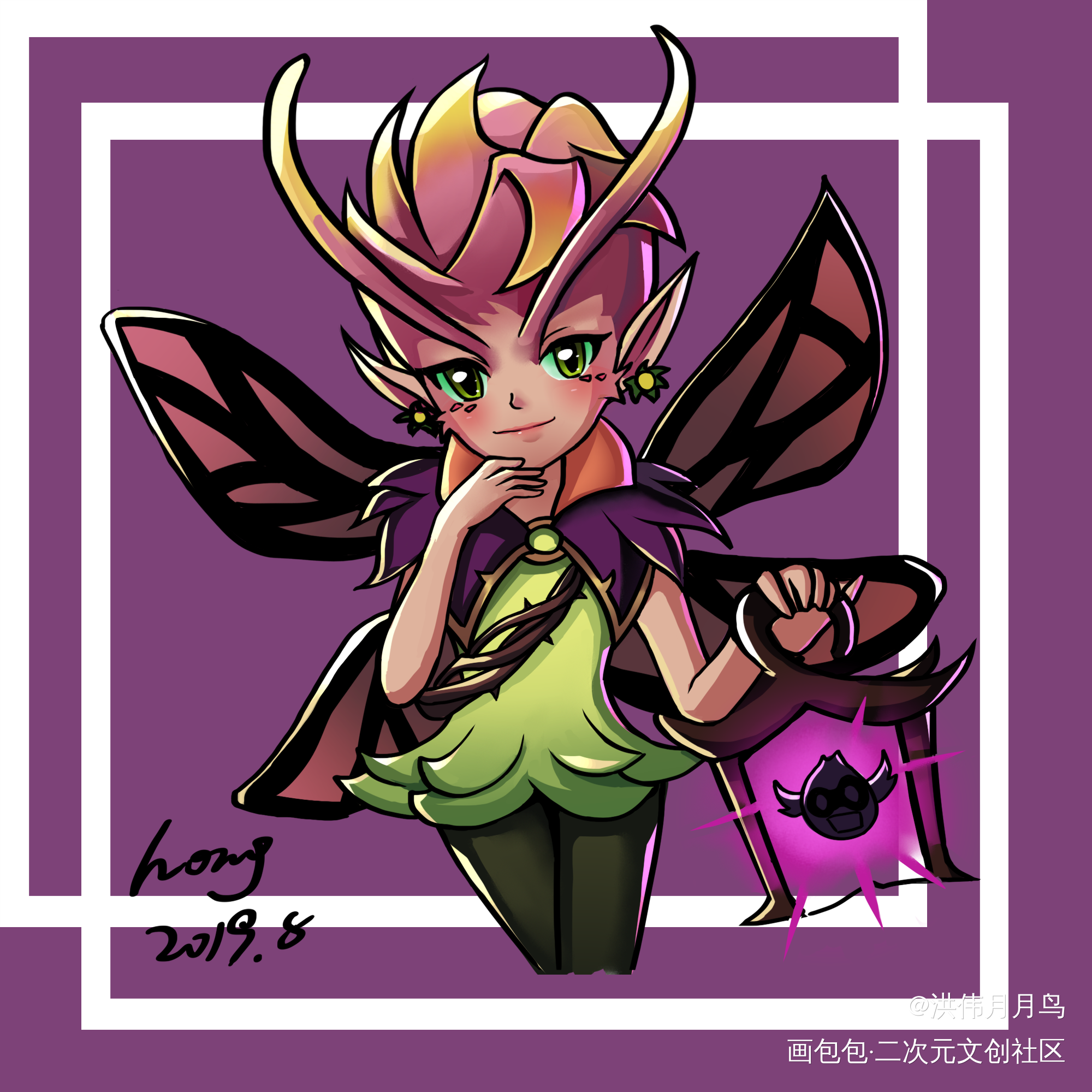dota2全英雄头像_平涂奇幻头像dota2绘画作品