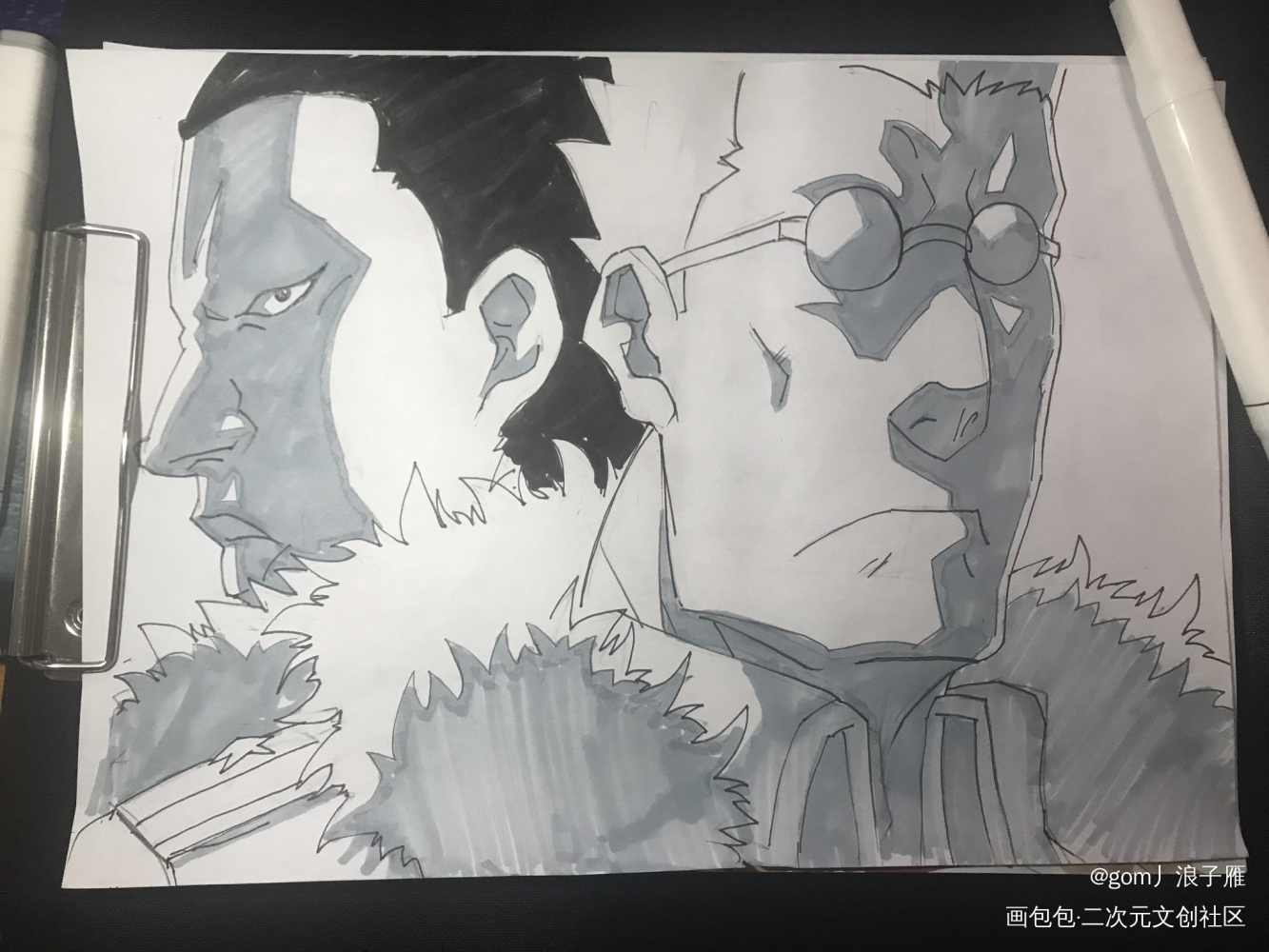 速涂小练习_钢之炼金术师手绘绘画作品