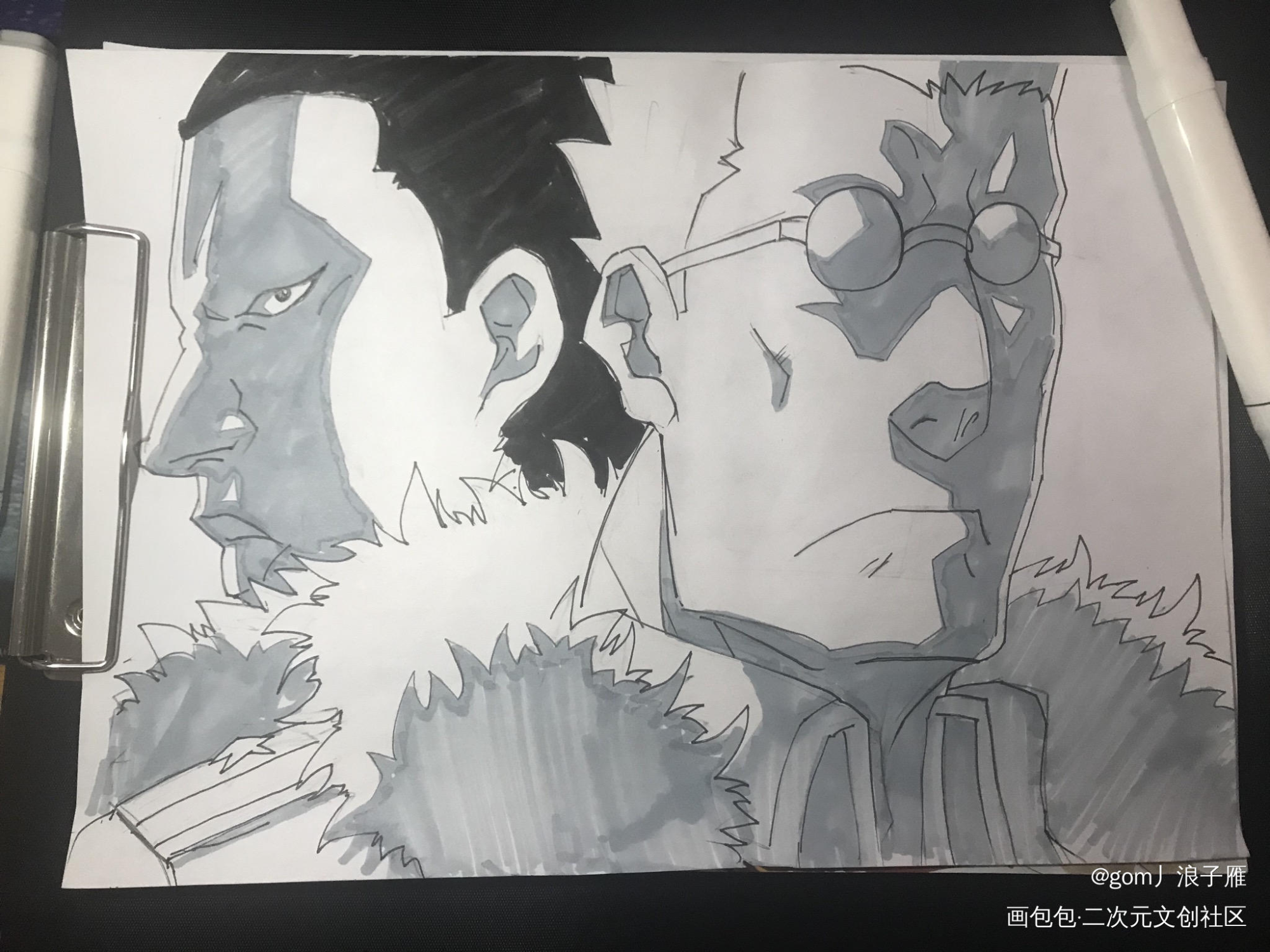 速涂小练习_钢之炼金术师手绘绘画作品