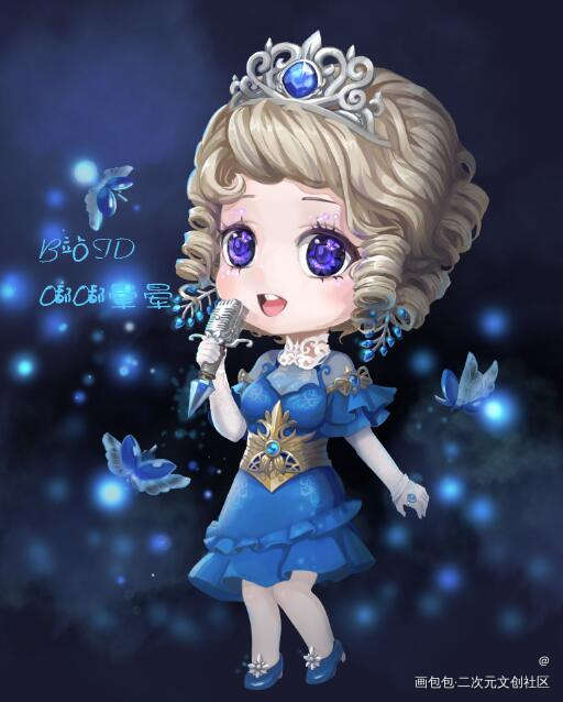 医生仲夏Q版_第五人格仲夏医生厚涂Q版头像插画绘画作品
