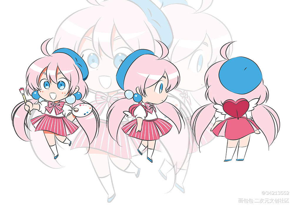 包包人设_画包包包包立绘日系Q版人设原创绘画作品