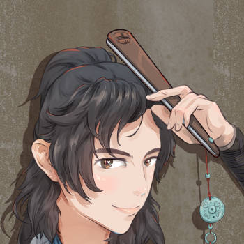 【头像】【得意】_平涂得意头像四海鲸骑动画绘画作品