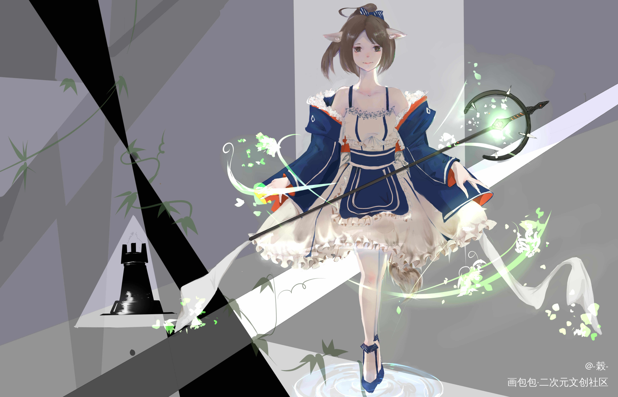 明日方舟同人_明日方舟调香师立绘平涂日系头像插画绘画作品