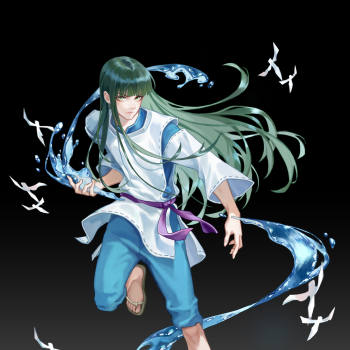 【白龙】长大幻想_千与千寻白龙头像插画条漫绘画作品