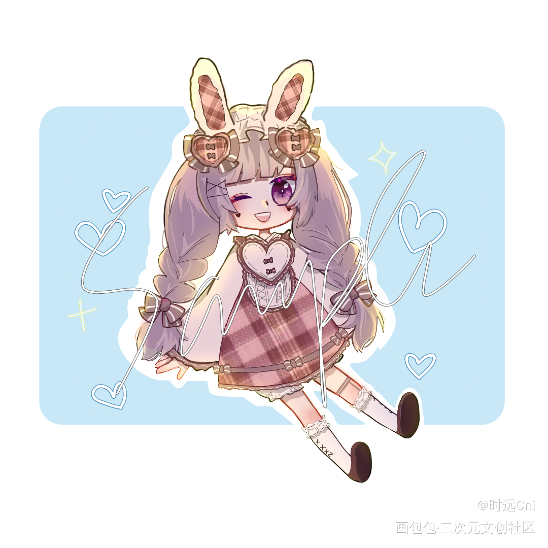 是无偿_平涂Q版人设原创绘画作品