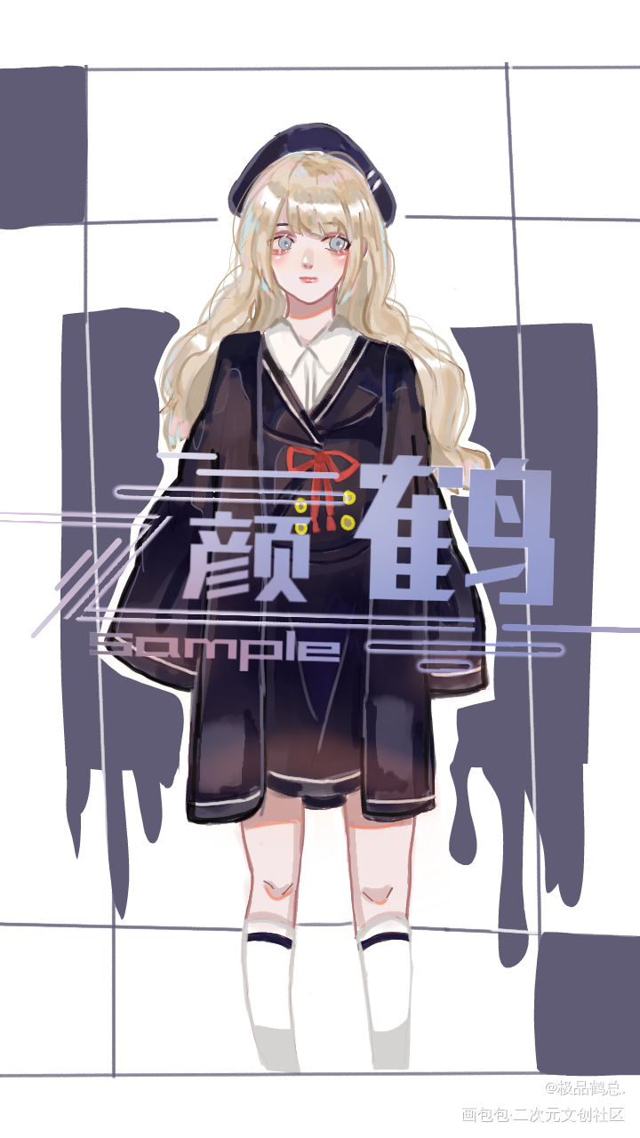 练习_立绘厚涂平涂日系求点评原创绘画作品