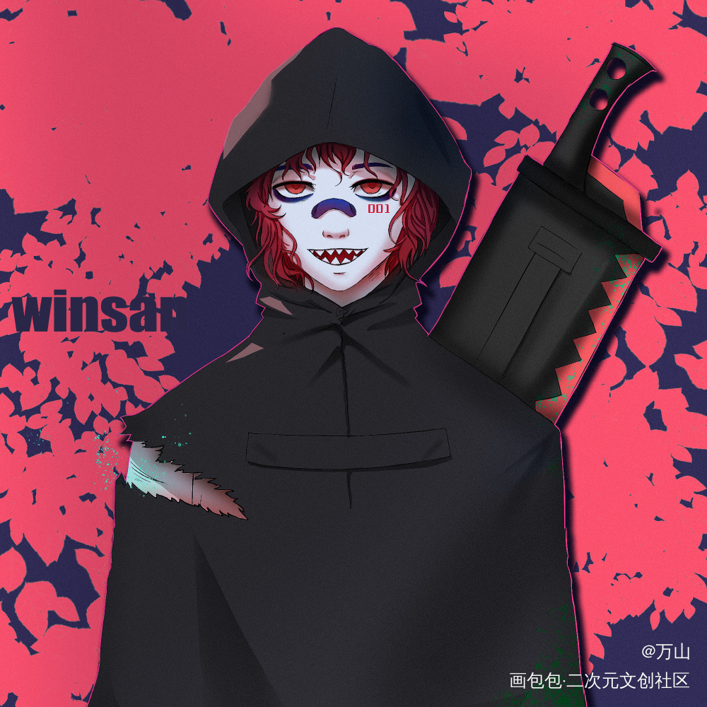 旧记_平涂人设原创绘画作品