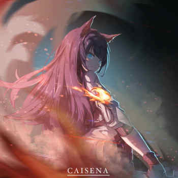 本周摸鱼_明日方舟煌平涂日系横向构图场景感头像插画绘画作品