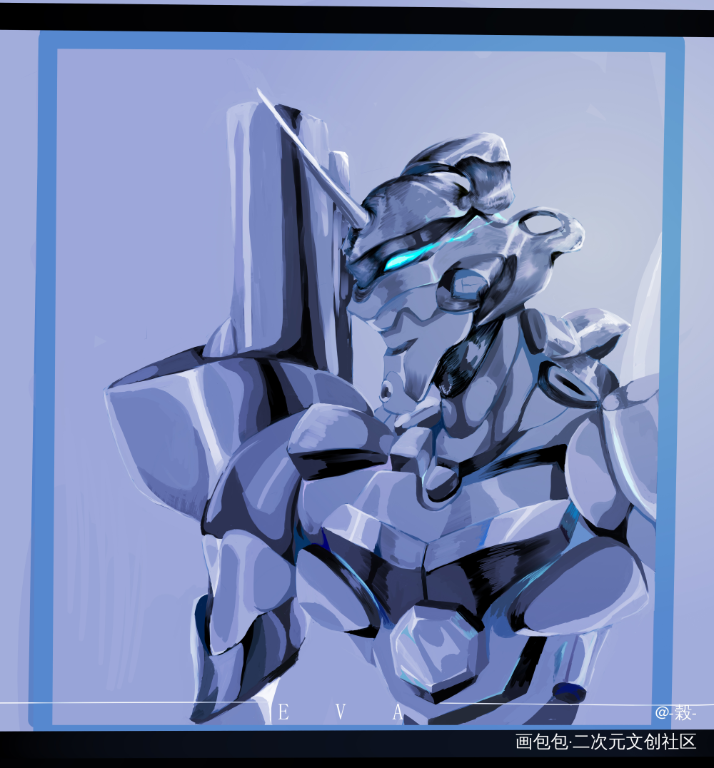 EVA初机号_EVA初机号平涂我要上首推插画绘画作品