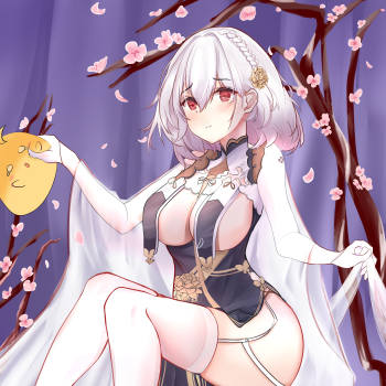 碧蓝航线 天狼星_碧蓝航线天狼星平涂日系绘画作品