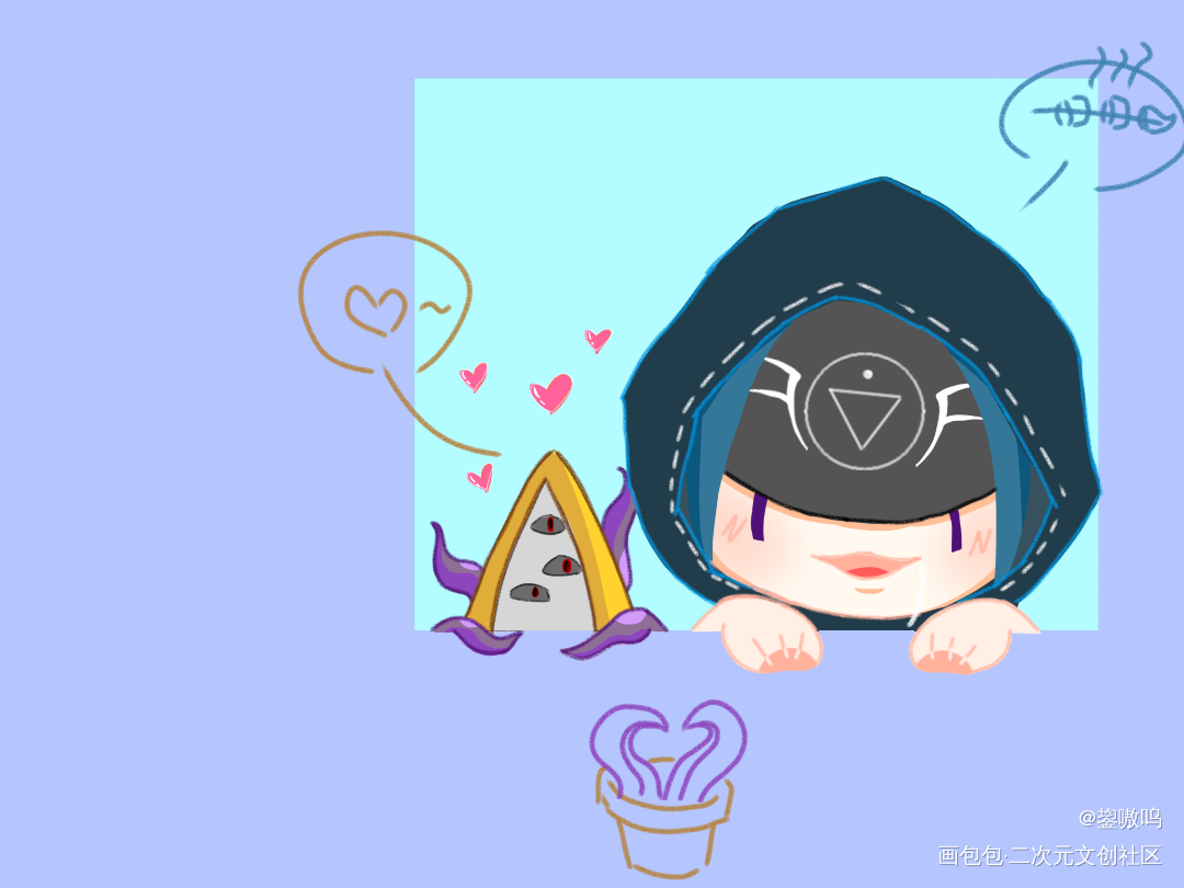 先知和小黄衣_第五人格黄衣之主先知绘画作品