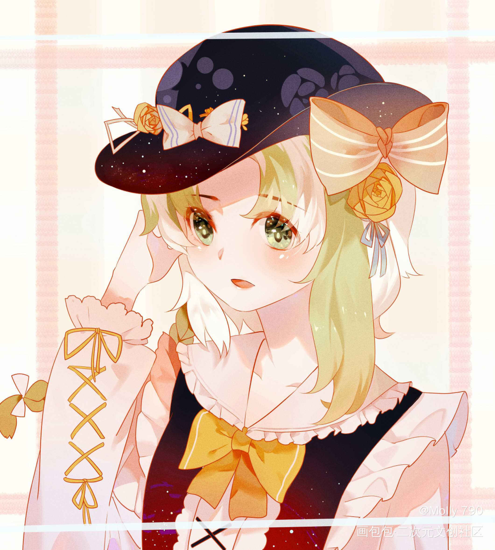 客单头像_平涂日系头像原创绘画作品
