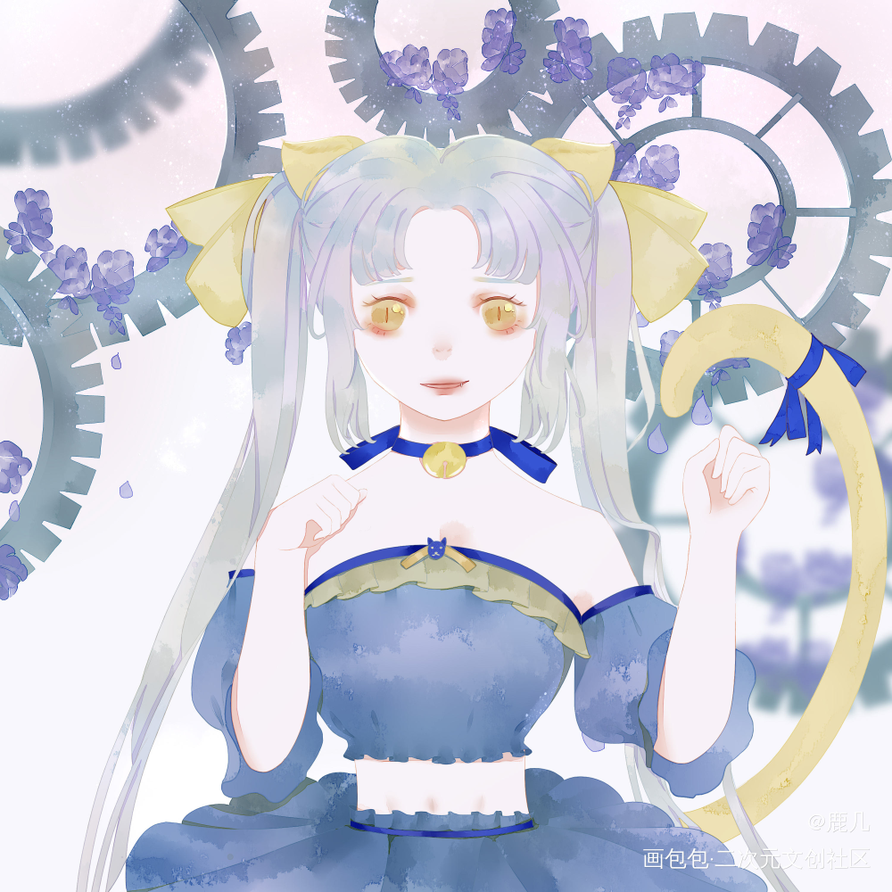 喵_平涂原创绘画作品