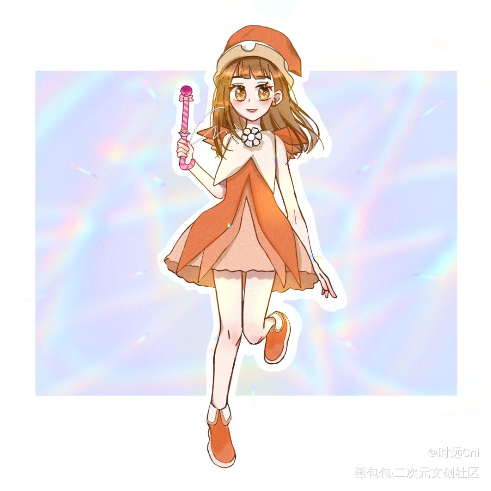 小魔女DOREMI  羽月_二创绘画作品