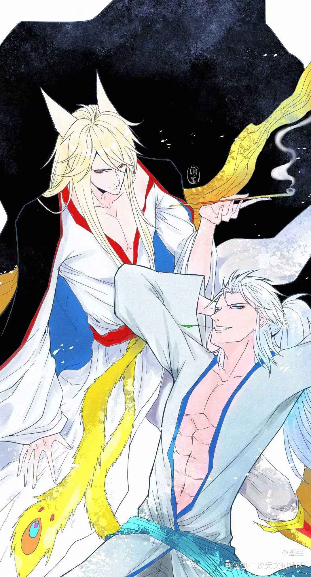 铠约】_王者荣耀铠百里守约平涂头像绘画作品