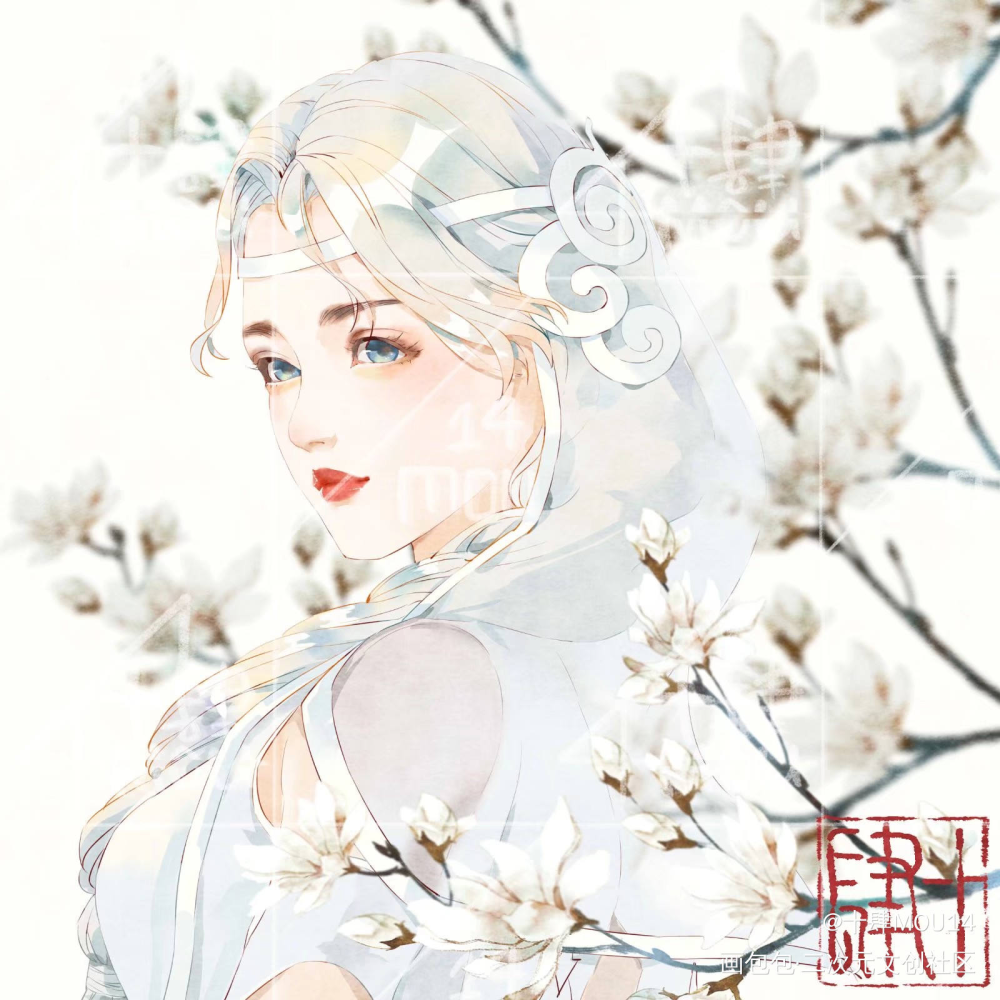 客单_剑网3绘画作品