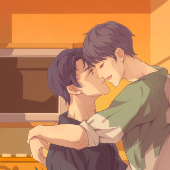 "_职业替身188男团周翔晏明修平涂日系我要上首推头像插画绘画作品