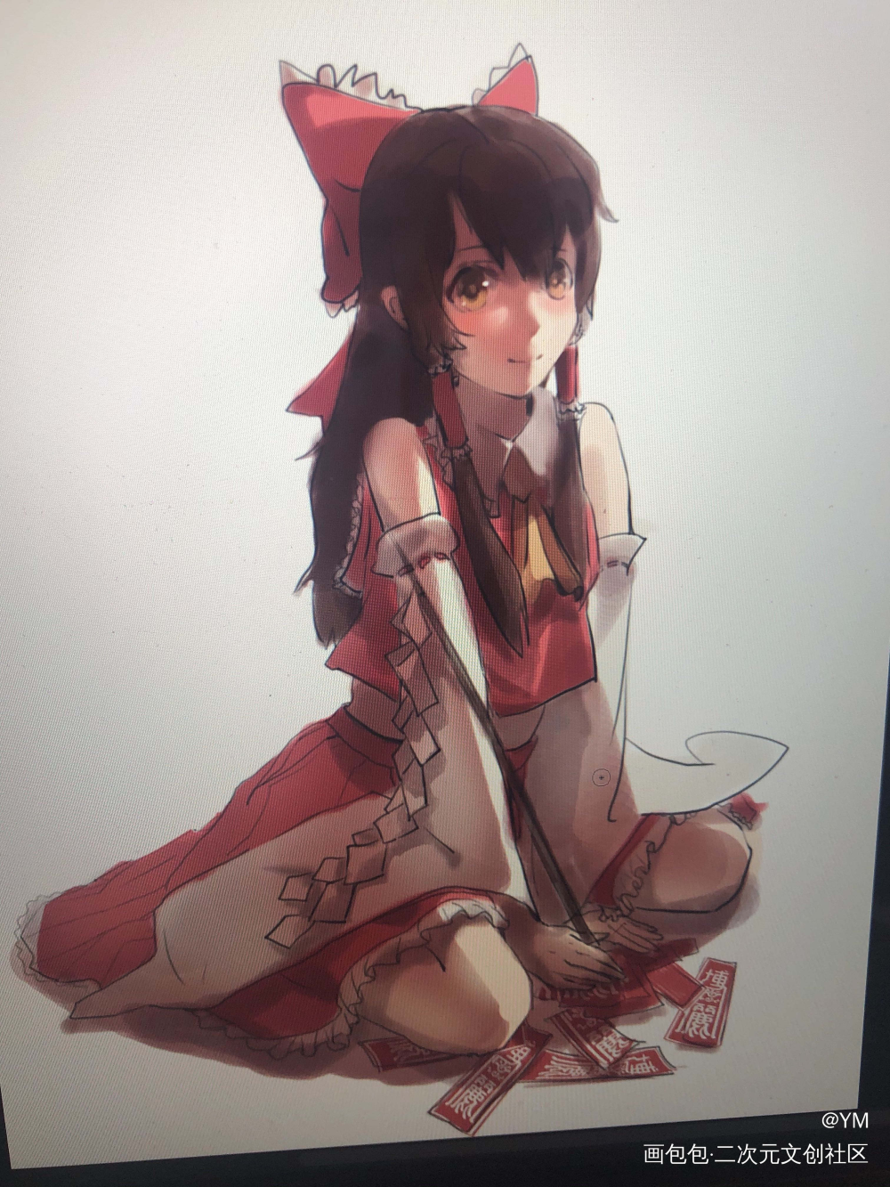 今天一看还是觉得之前更好看（？_东方project插画绘画作品