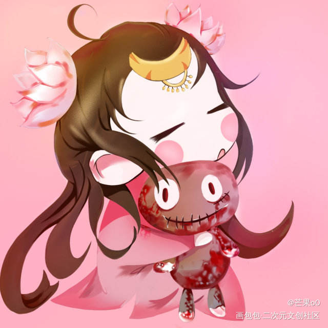 同人_新倩女幽魂画魂平涂Q版我要上首推头像绘画作品