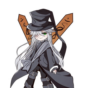 又是葬葬_黑执事葬仪屋立绘平涂q版头像插画绘画作品