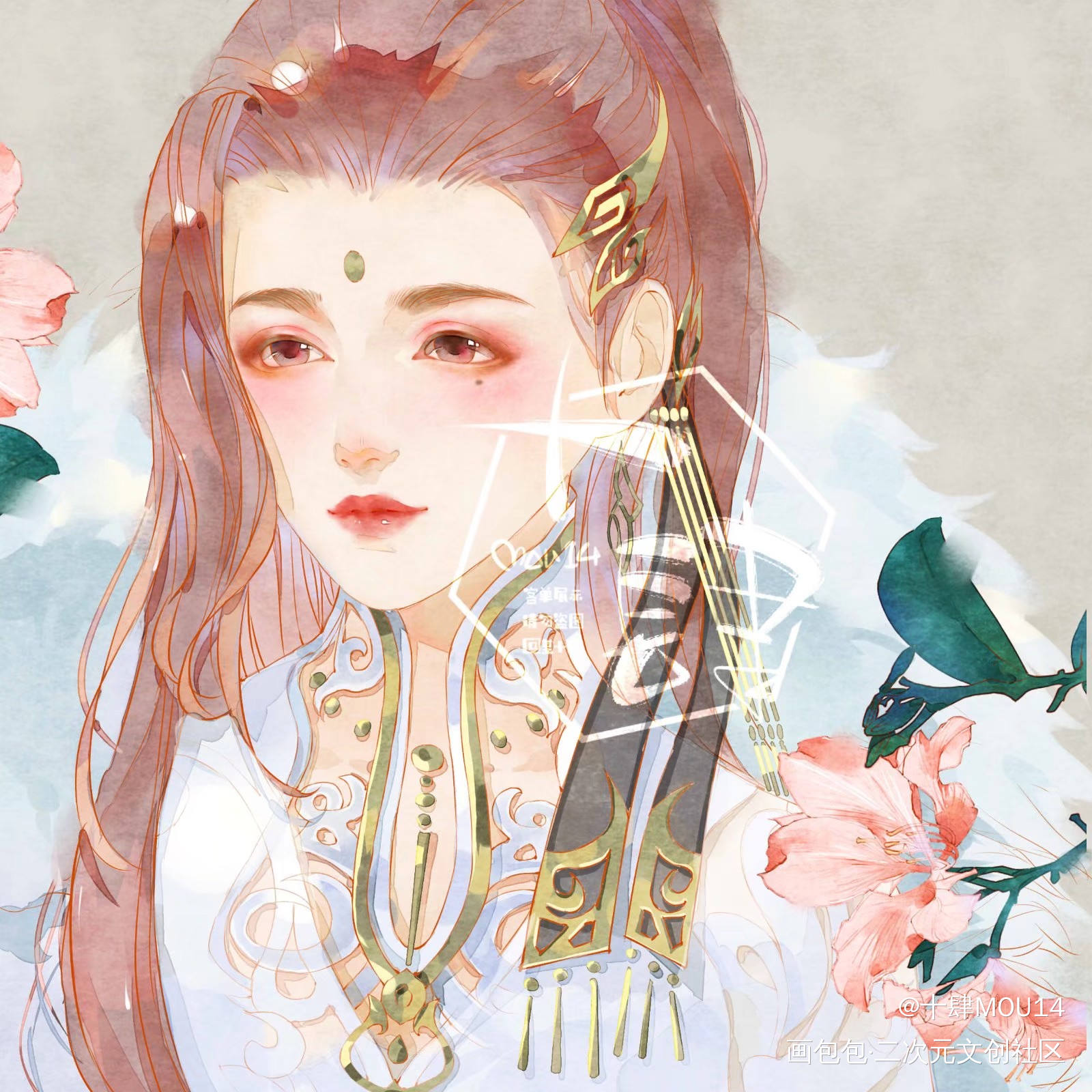 客单_剑网3绘画作品