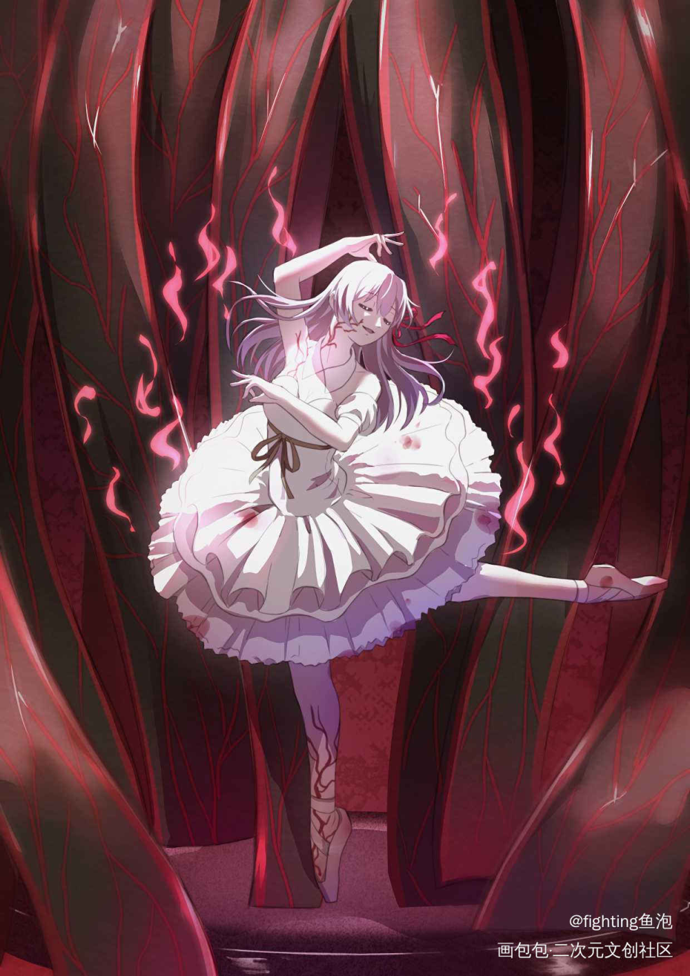 樱_间桐樱立绘平涂日系头像插画fate绘画作品