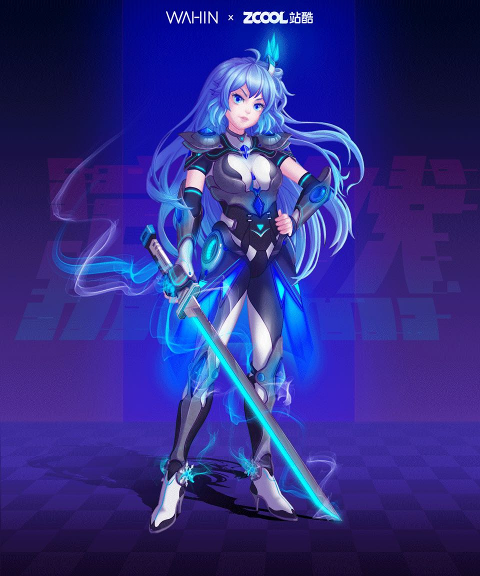 凌魂少女_暖沁凉然厚涂日系头像华凌少女绘画作品