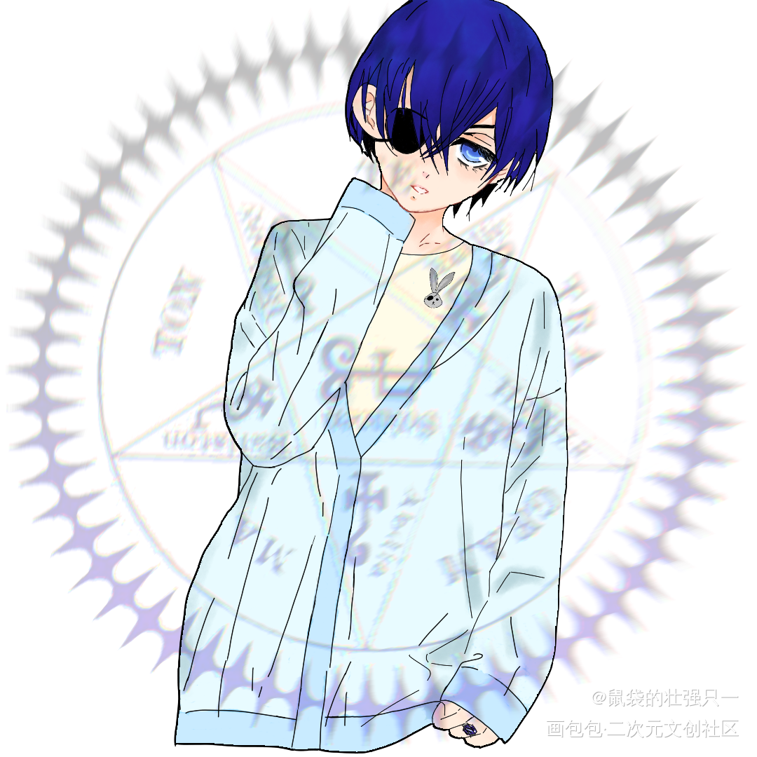 啵酱（有参考）_黑执事夏尔平涂头像绘画作品