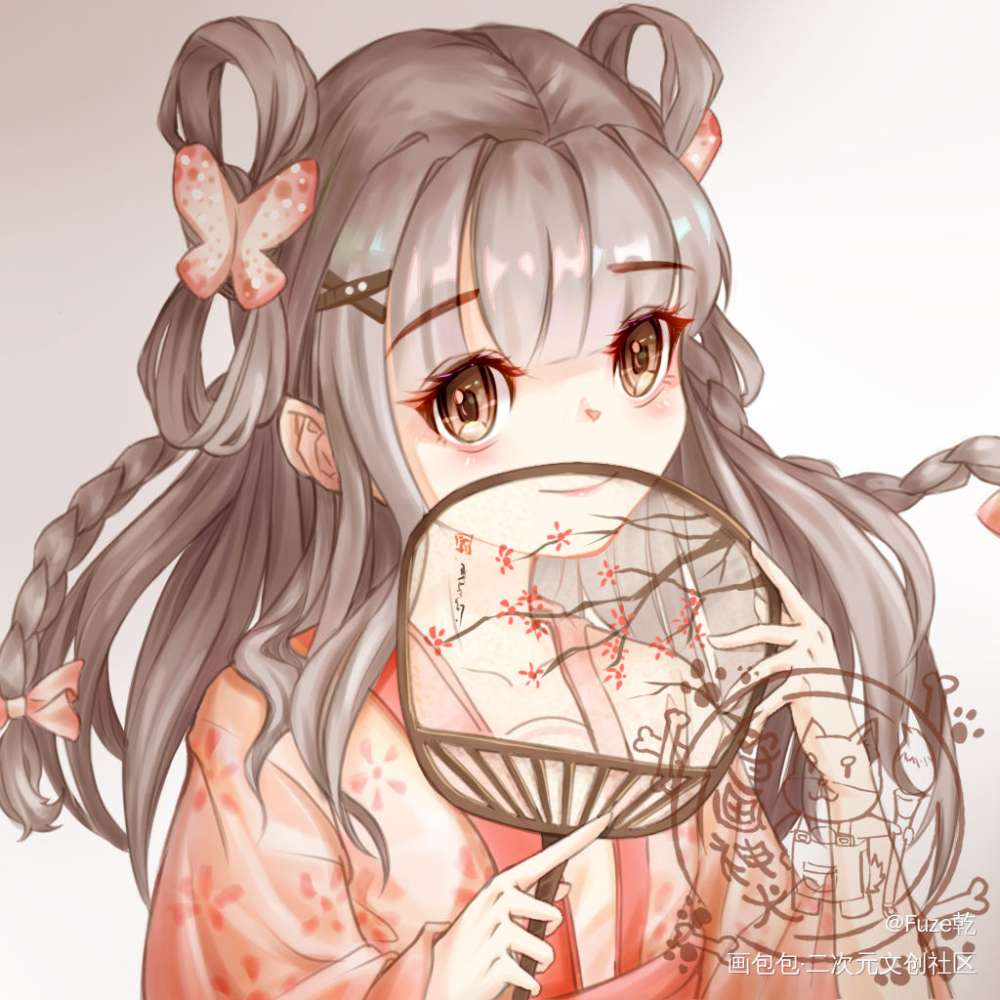 汉服小姐姐_日系求点评我要上首推头像插画原创绘画作品