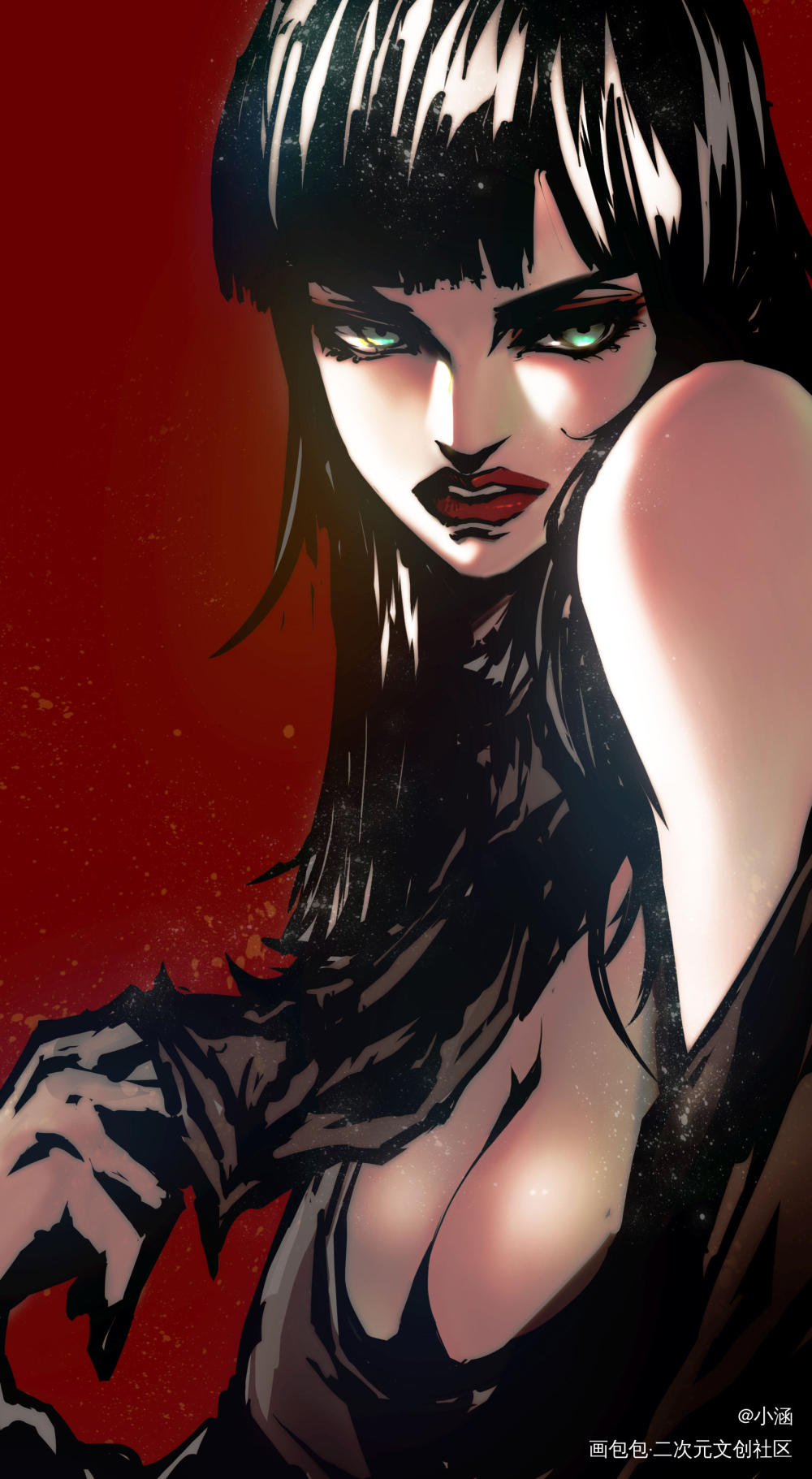 暗之巫女_最终幻想14绘画作品
