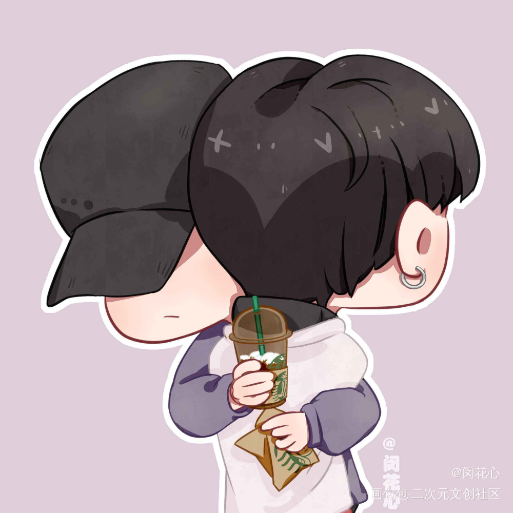 JJJAMES_jamyjamessjaylerr平涂日系Q版头像JJJAMS绘画作品