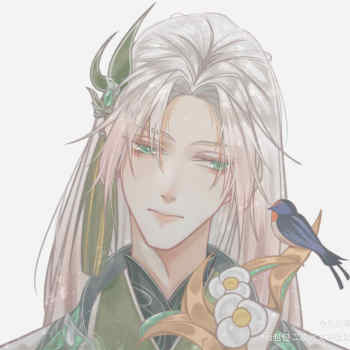 情头_食物语子推燕龙井虾仁情头摸鱼绘画作品