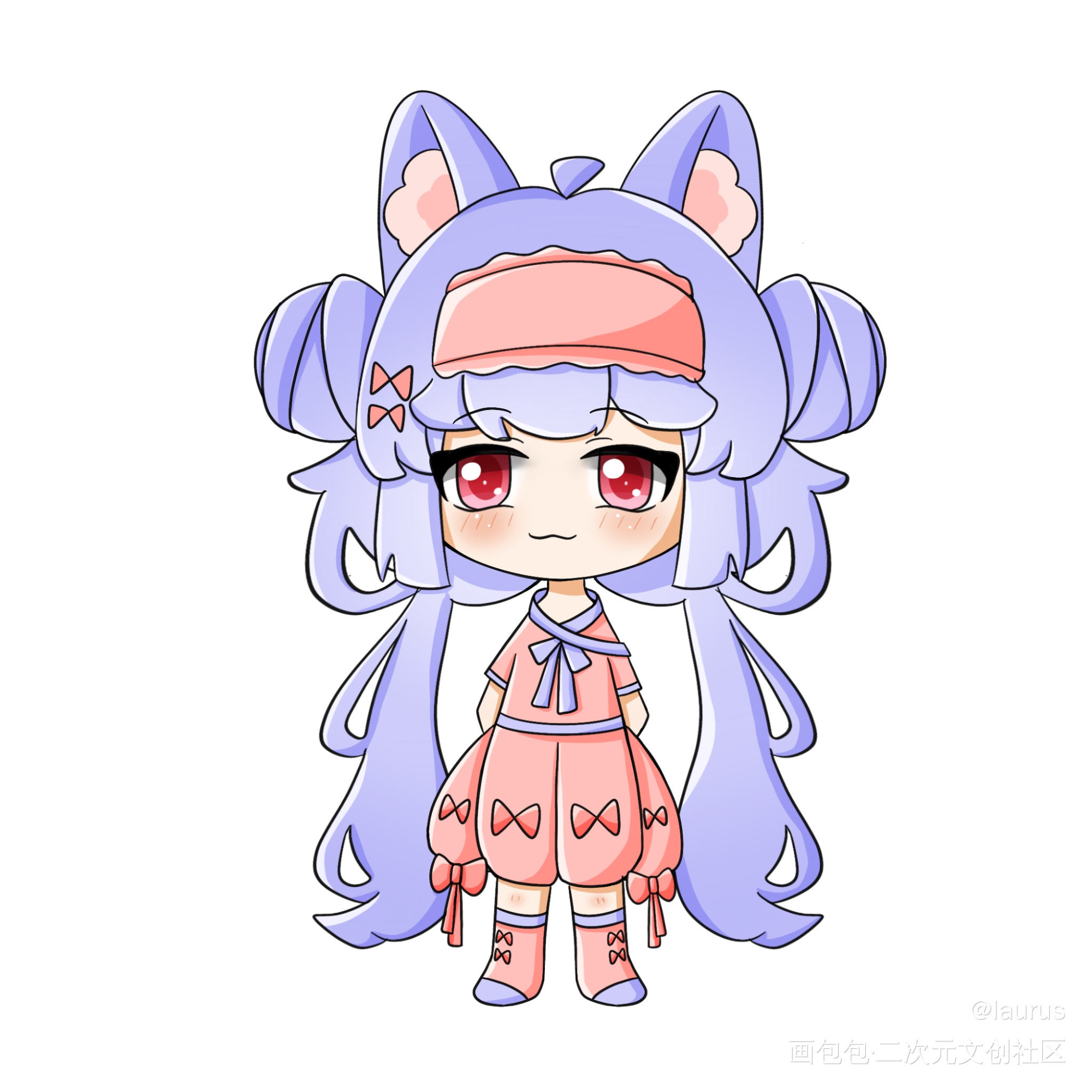 无偿_立绘平涂日系Q版我要上首推原创oc绘画作品