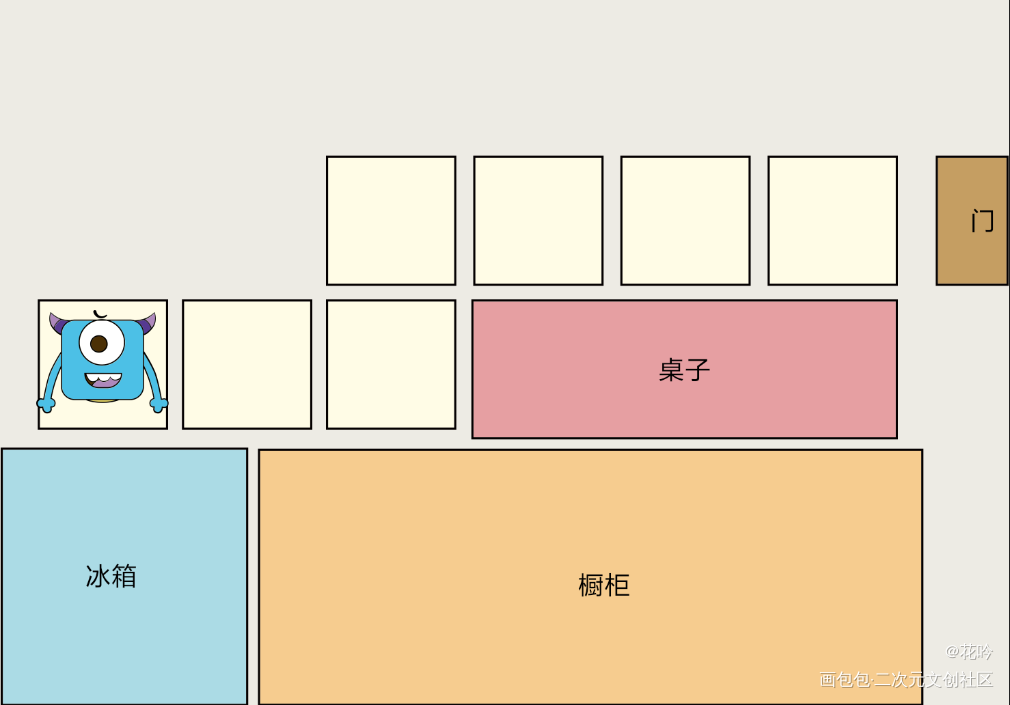儿童学前思维启蒙_平涂Q版求点评求配文条漫机器人绘画作品