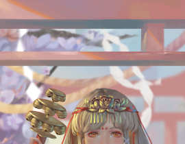 巫女_绘画作品