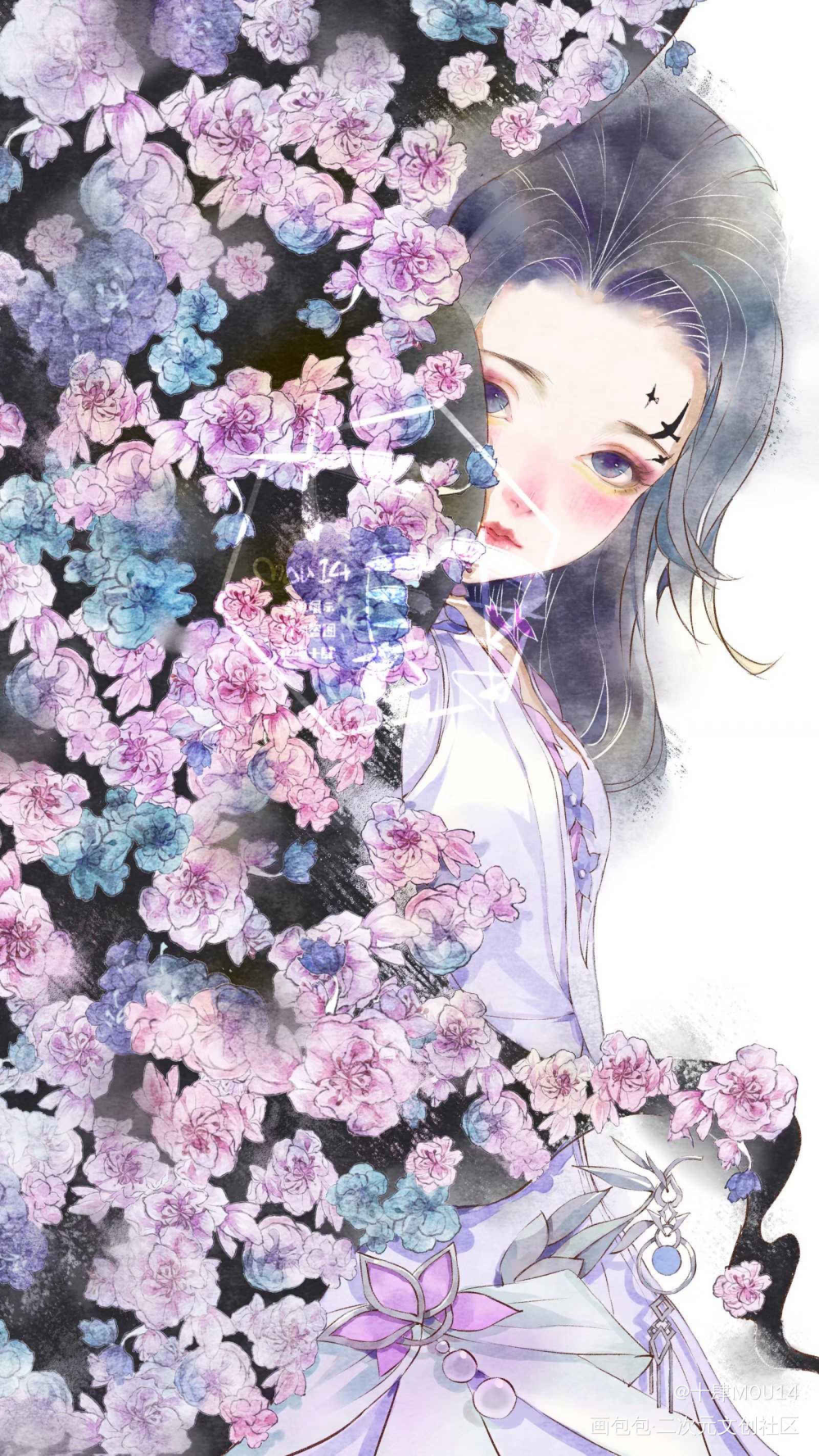 客单_剑网3绘画作品
