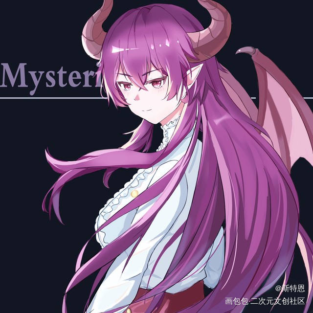 Mysteria Friend_古蕾雅日系头像插画MysteriaFriends绘画作品