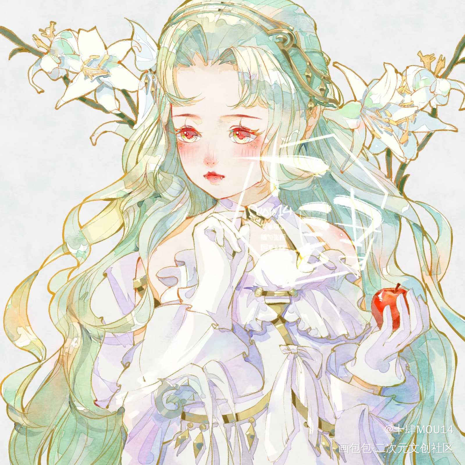 客单_剑网3绘画作品