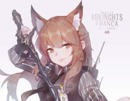 明日方舟 芙兰卡_绘画作品