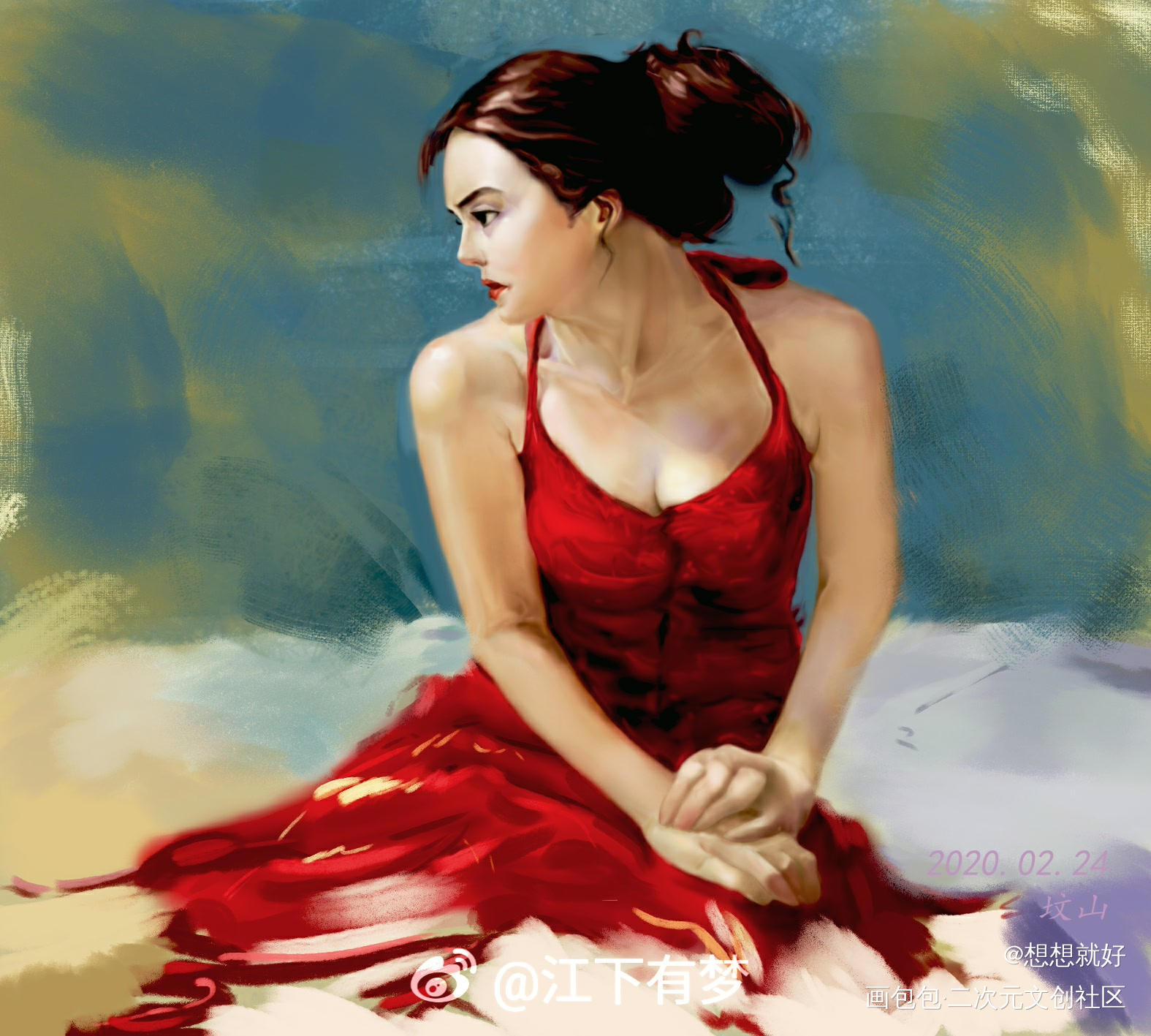 练习_临摹绘画作品