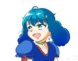 这个是小女儿_绘画作品